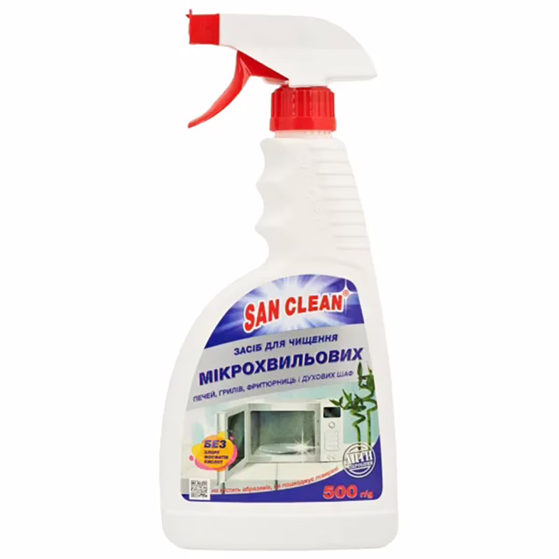 Чистящее средство для микроволновых печей San Clean 500 мл (4820003543016)