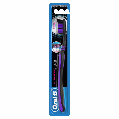 Зубная щетка Oral-B Всесторонняя чистка Black 40 Medium 1 шт. (3014260101473)