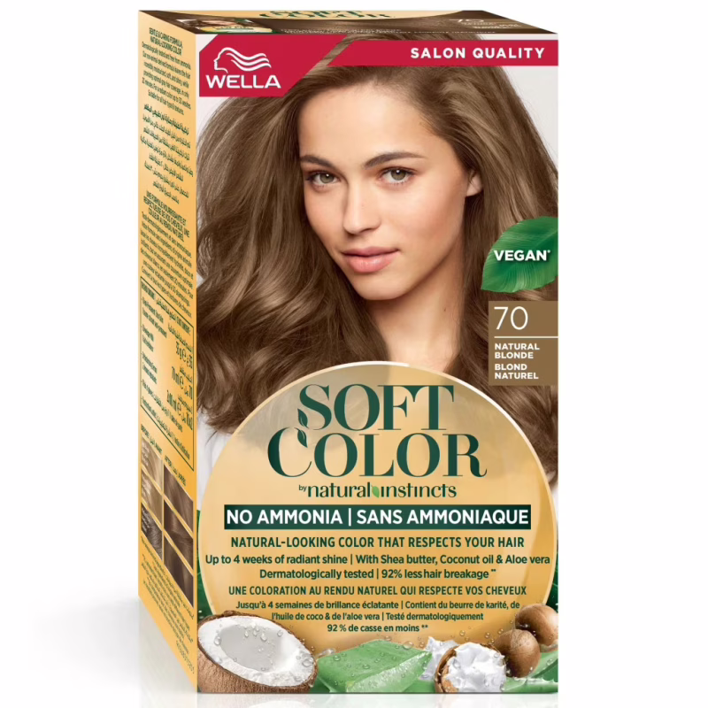 Фарба для волосся Wella Soft Color Безаміачна 70 - Натуральний блонд (3614228865784)