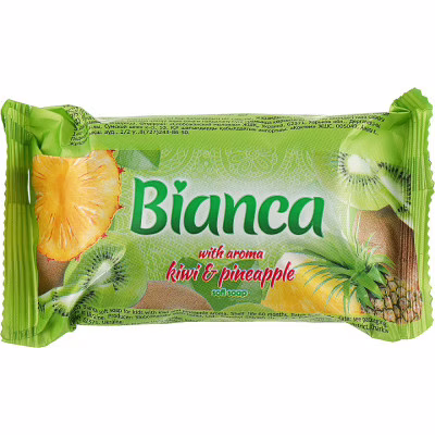 Тверде мило Bianca З ароматом ківі і ананасу 140 г (4823107602443)