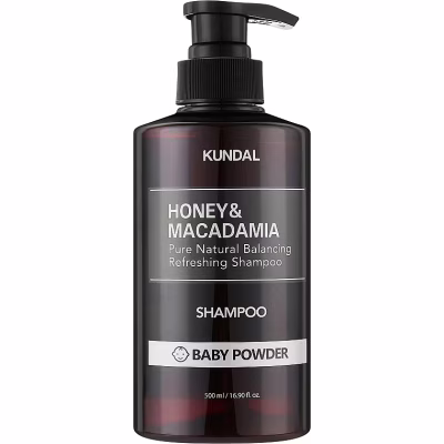 Шампунь Kundal Honey & Macadamia Shampoo Baby Powder 500 мл (8809568740425)
