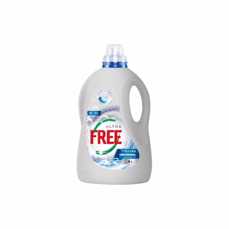 Гель для прання Free Extra Universal З ароматом свіжості 4 л (4820196011408)