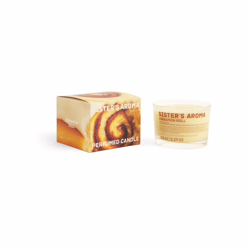Ароматическая свеча Sister's Aroma Cinnamon Roll 150 г (4820227786367)