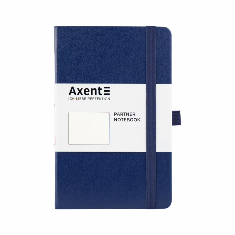 Книга записная Axent Partner 125х195 мм без линовки 96 листов Синяя (8307-02-A)