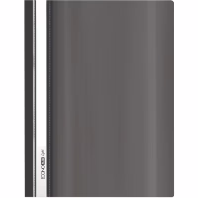 Папка-скоросшиватель Economix А4 Light без перфорации, черная (E38503-01)