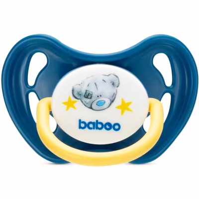Пустышка Baboo Me To You 6+ мес. синяя (90414)