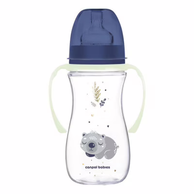 Пляшечка для годування Canpol babies Easystart Sleepy Koala 300 мл блакитна (35/238_blu)