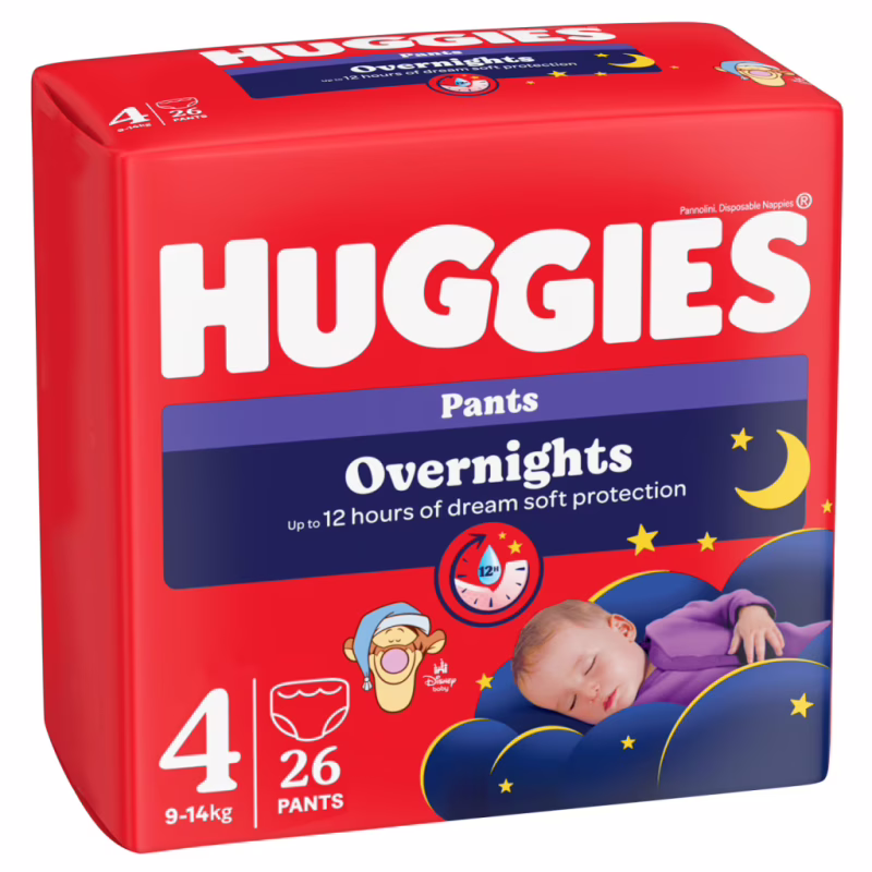 Подгузники Huggies Overnights Pants Трусики 4 9-14 кг 26 шт. (5029053581088)