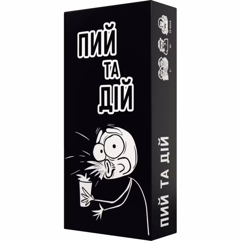 Настольная игра 18+ Bombat game Пей и Действуй (укр.) (80048)