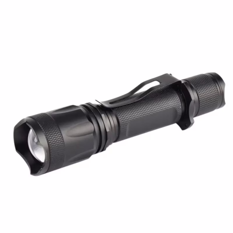 Ліхтар Quantum Techno 10W LED з USB + Li-ion18650/2600mAh box (QM-FL1010-18650/2600-CB)