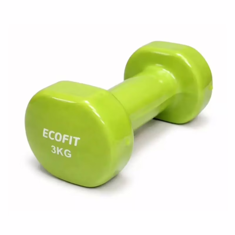Гантель Ecofit MD2025 з вініловим покриттям 3 кг (K00026986)