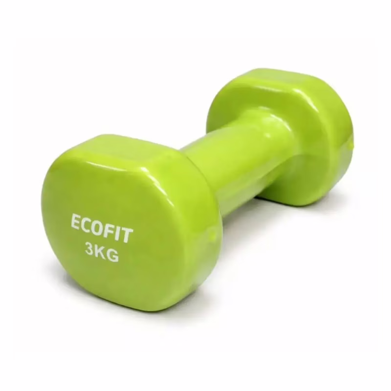 Гантель Ecofit MD2025 з вініловим покриттям 3 кг (K00026986)