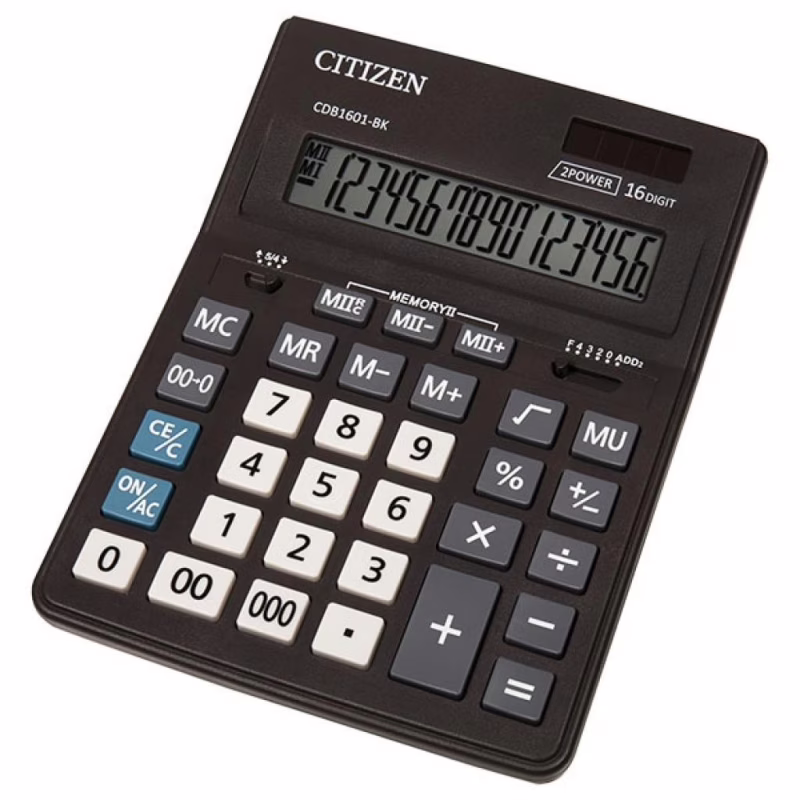 Калькулятор Citizen CDB1601-BK