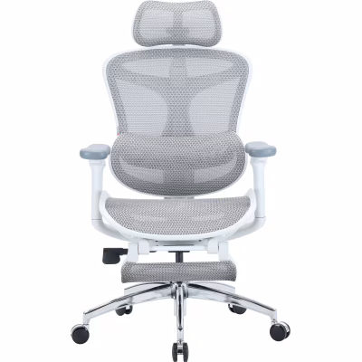 Офісне крісло Sihoo Крісло офісне з підставкою для ніг Sihoo DORO C300L Mesh White with foo (DORO-C300L-A3-102-JT)