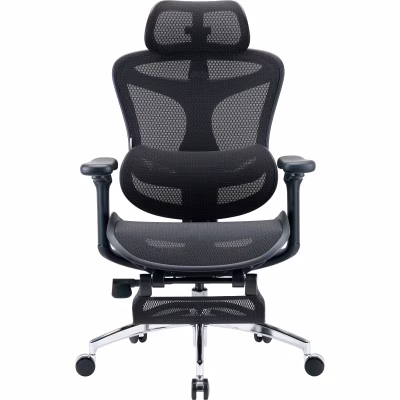 Офісне крісло Sihoo з підставкою для ніг DORO C300L Mesh Black with footrest (DORO-C300L-A3-101-JT)