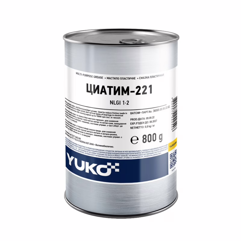Мастило автомобільне Yuko ЦИАТИМ-221 1л (4820070242546)