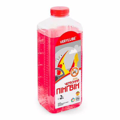 Омыватель автомобильный VERYLUBE Красный пингвин - "ЛЕТО" 2 л (ХВ 50112)