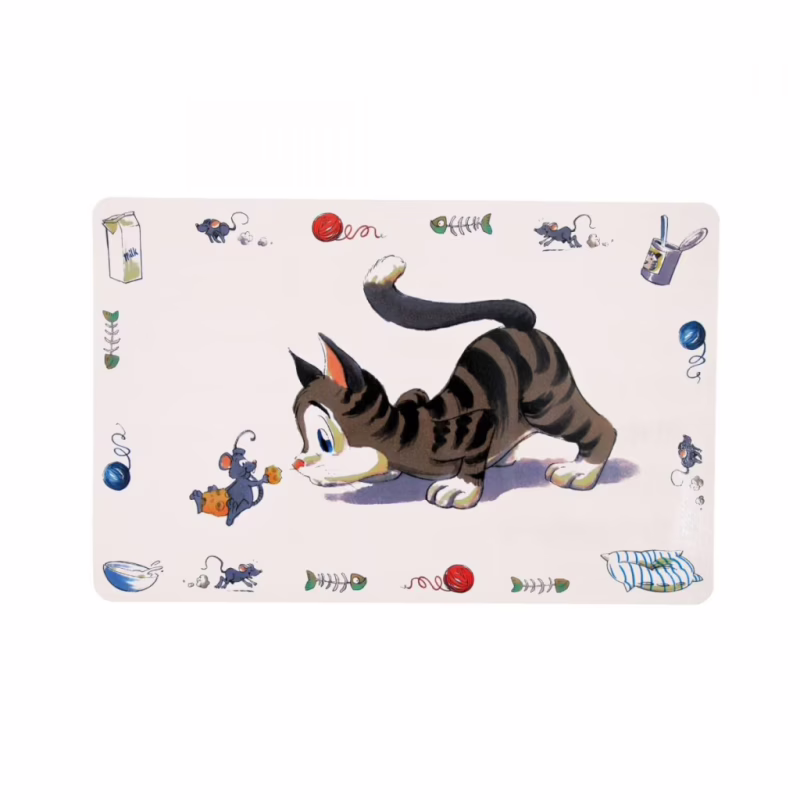 Коврик под миски Trixie Comic Cat 44x28 см (4011905245447)