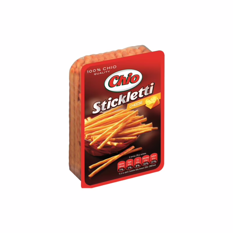 Соломка Chio Stickletti соленая со вкусом сыра 80 г (4000522009532)