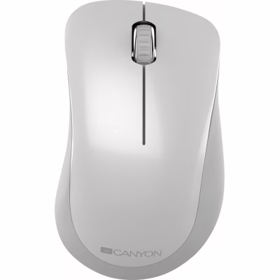 Мишка Canyon MW-11 Wireless Pixart White Grey (CNE-CMSW11PW)
