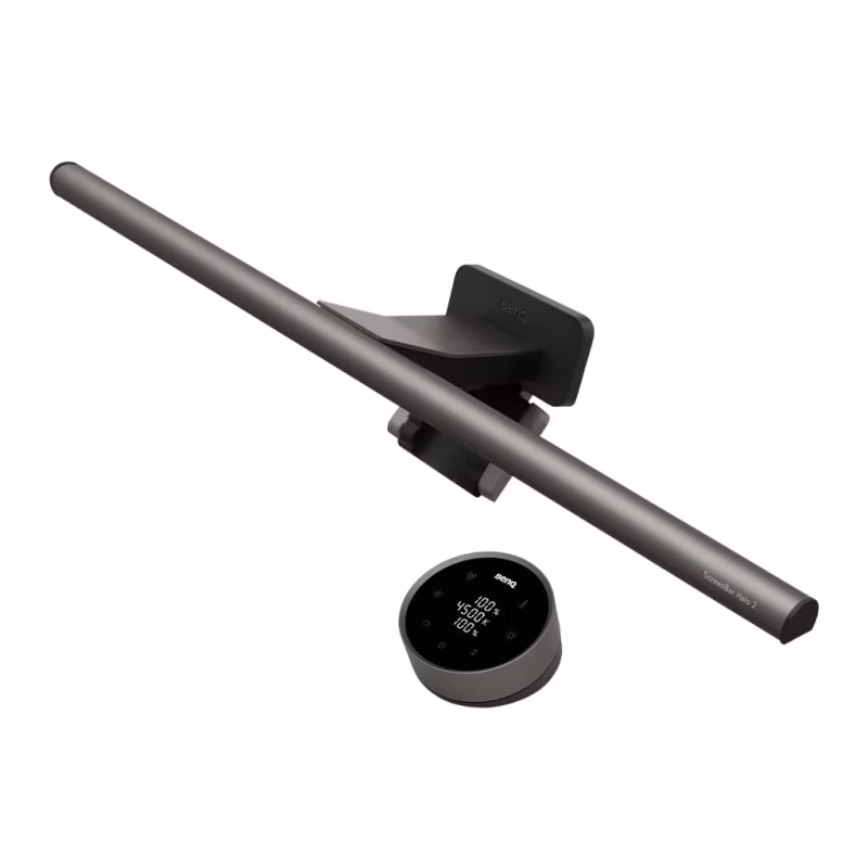 Настольная лампа BenQ Clip ScreenBar Halo 2 Dark Grey (9H.W4PWT.ES1)