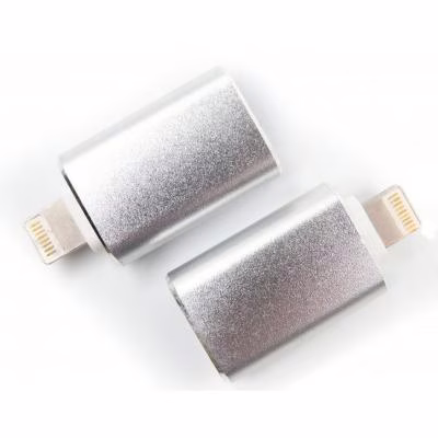 Переходник OTG USB 2.0 AF to Lightning grey Dengos (ADP-016)