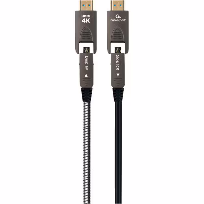 Кабель мультимедийный HDMI M to HDMI M 30.0m V2.0 4K60Hz A/D to A/D AOC Cablexpert (CCAP-HDMIDD-AOC-30M)