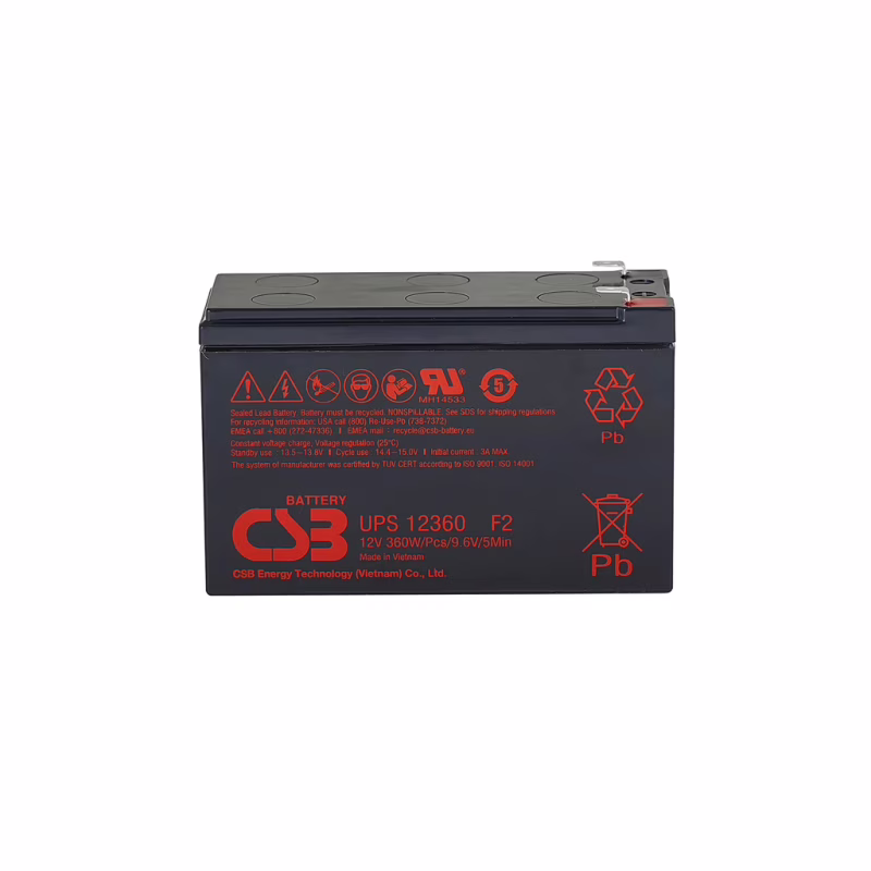 Батарея до ДБЖ CSB UPS123607F2 12V 7Ah (UPS123607F2)