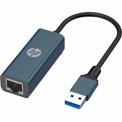 Переходник USB AM to RJ45 Ethernet 1000Mbps HP (HP_DHC-CT101)