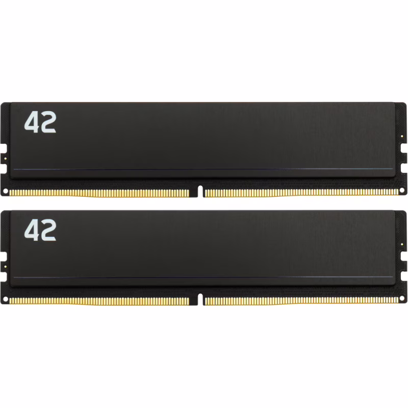 Модуль пам'яті для комп'ютера DDR5 32GB (2x16GB) 6000 MHz 42-Series eXceleram (E-42-012D-32)