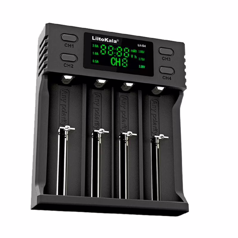 Зарядное устройство для аккумуляторов Liitokala 4 Slots, LCD дисплей, Li-ion/Ni-MH/Ni-Cd/AA/ААA/AAAA/С (Lii-S4)