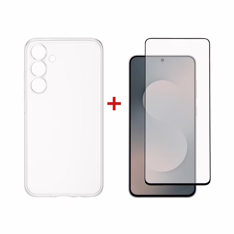Чохол до мобільного телефона Dengos Samsung Galaxy S25 FE TPU+glass Transparent (DG-KM-172)