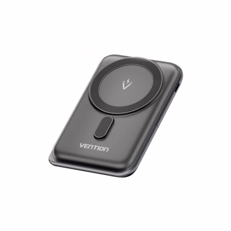 Батарея универсальная Vention Magnetic Wireless 10000mAh 20W PD USB-C In/Out, QI-15W Black (FHNB0)