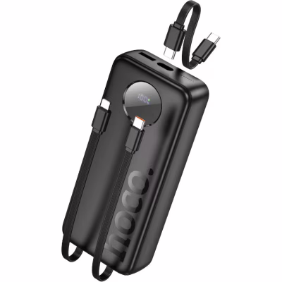 Батарея універсальна HOCO 20000mAh, PD/20W, 22.5W, Black (J132A / 42067 / Black)
