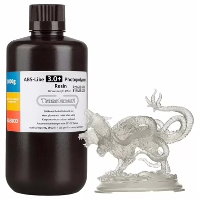 Фотополімерна смола ELEGOO Resin, ABS-like 3.0 plus 1кг, semitransparent (50.103.0212)