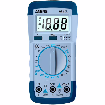 Цифровой мультиметр ANENG AN-A830L, V, A, R (AN-A830L)