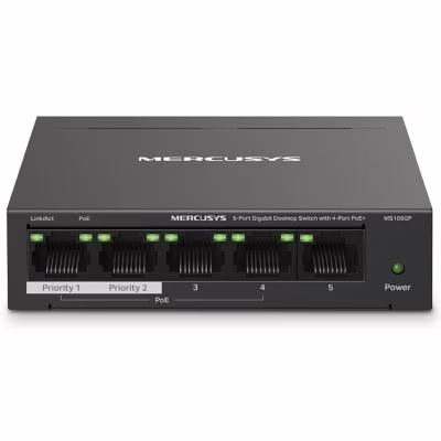 Комутатор мережевий Mercusys MS105GP