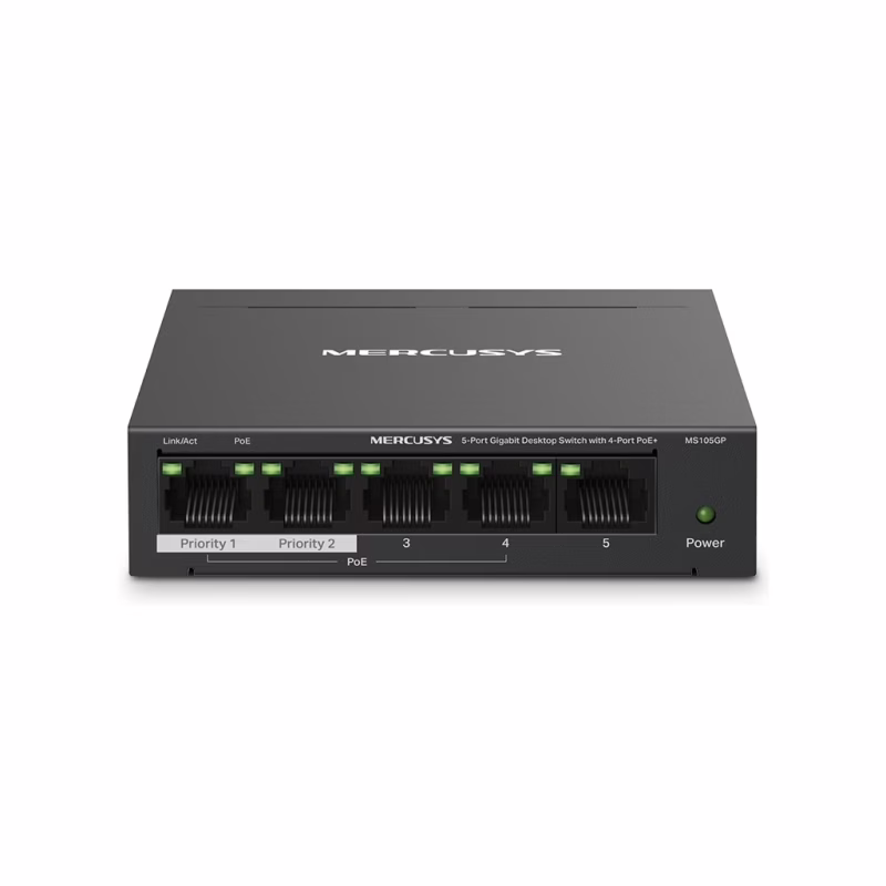 Комутатор мережевий Mercusys MS105GP