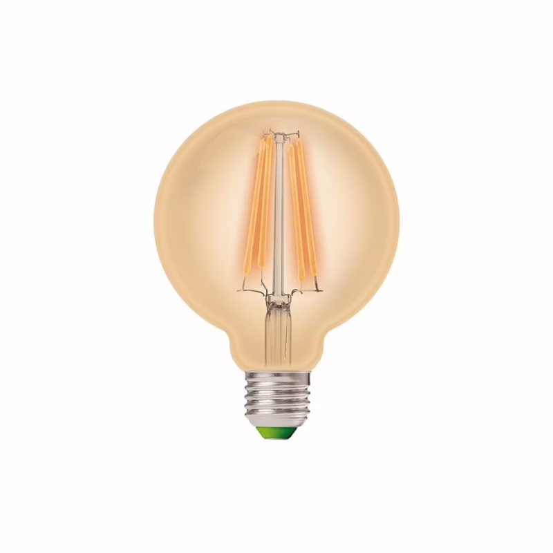 Лампочка Eurolamp G95 12W E27 4000K (LED-G95-12274(Amber))