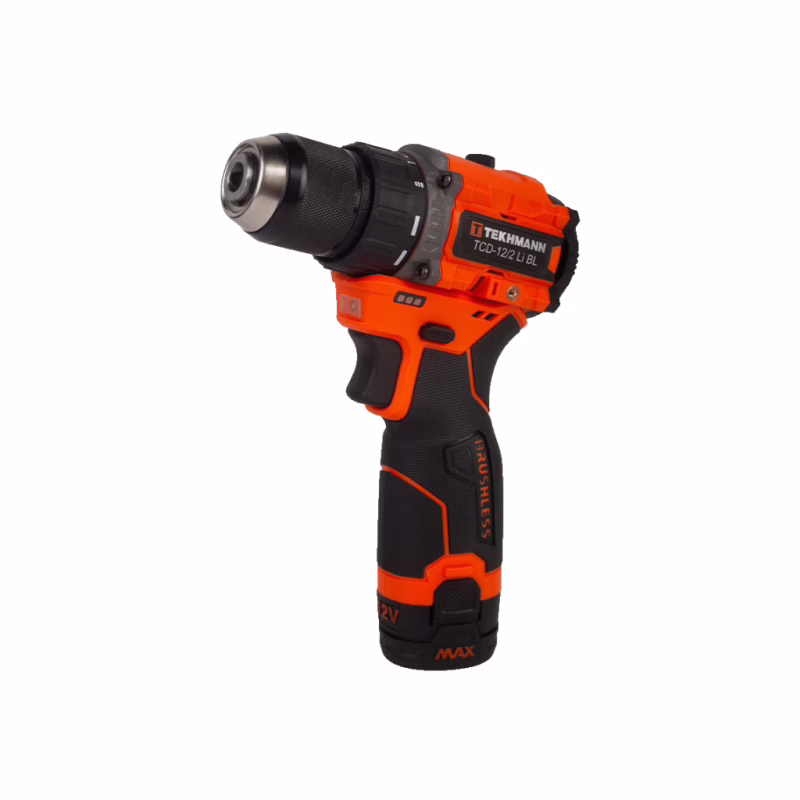 Шуруповерт Tekhmann TCD-12/2 Li BL, 12V, 2x1.5Ah (854606)