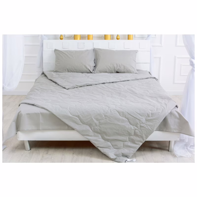 Одеяло MirSon Летнее с эвкалиптовым волокном 2400 Light Gray 172x205 (2200003033311)