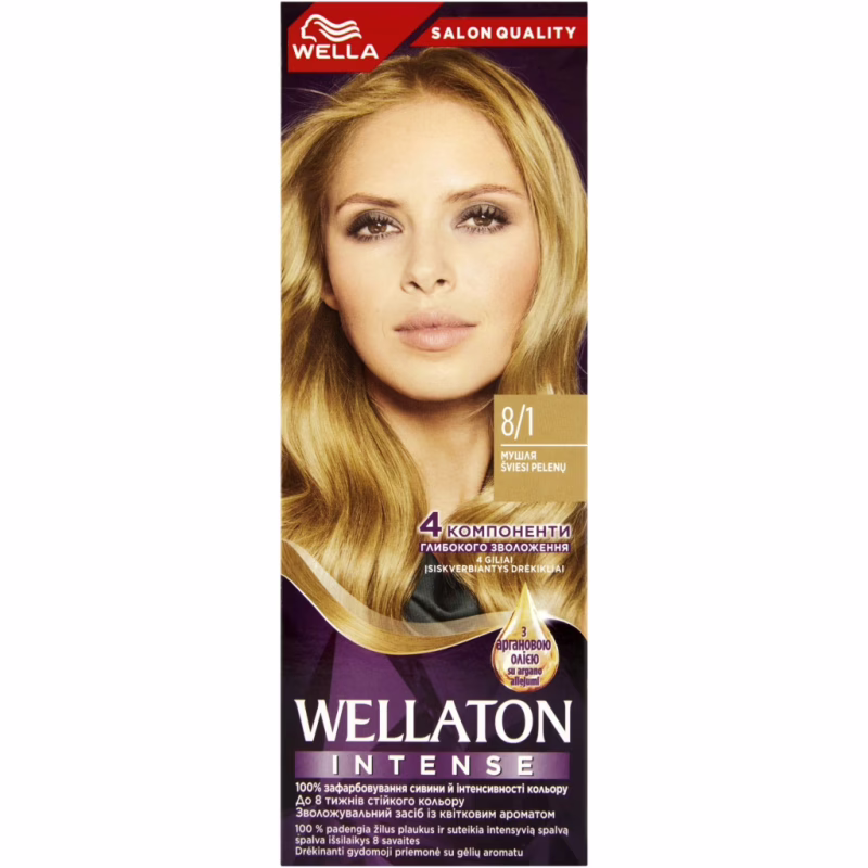 Краска для волос Wellaton 8/1 Ракушка 110 мл (4056800023301)