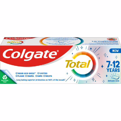 Детская зубная паста Colgate Total kids 7-12 лет 50 мл (8718951433120)