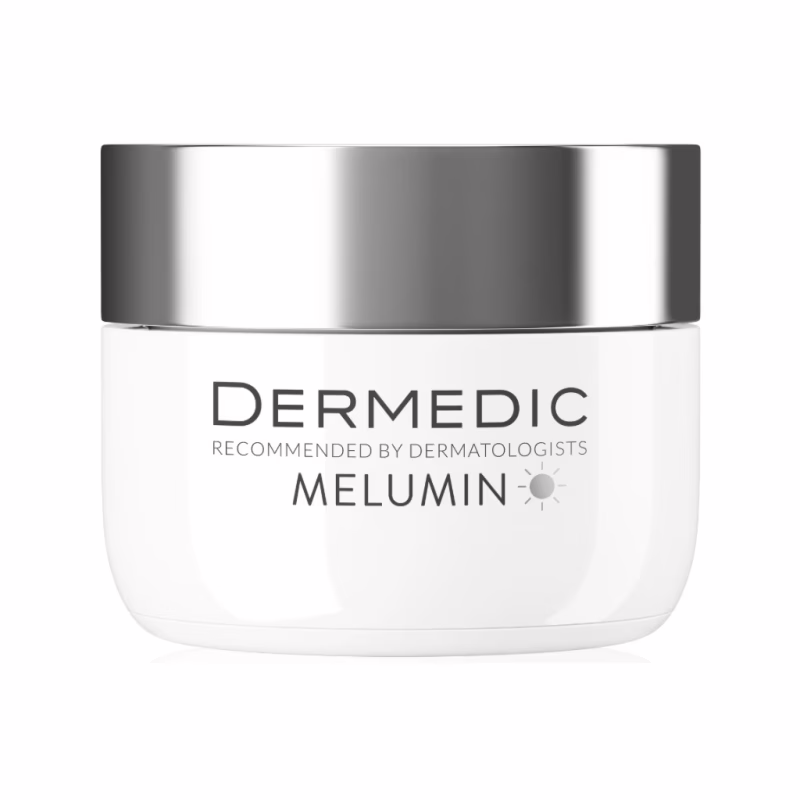 Крем для обличчя Dermedic Melumin Денний Захисний Освітлювальний SPF50+ 50 мл (5901643177089)