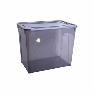 Контейнер для хранения Алеана Smart Box Коричневый 40 л (алн 123086/коричневий прозорий)