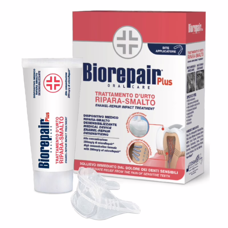 Гель для ротової порожнини Biorepair Plus Десенситайзер відновлювальний 50 мл + Капа (8017331089651)