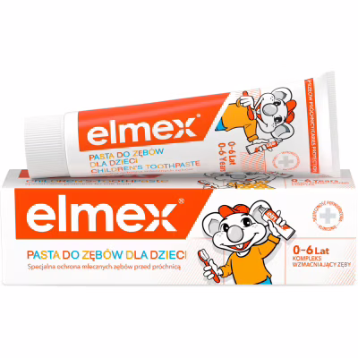 Дитяча зубна паста Elmex від 0 до 6 років 50 мл (4007965560101)