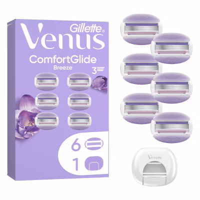 Сменные кассеты Gillette Venus ComfortGlide Breeze 6 шт. + Чехол (8700216969314)