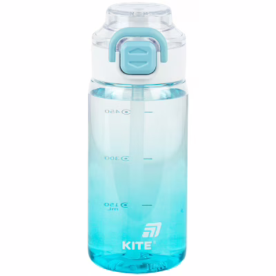 Поїльник-непроливайка Kite 600 мл, блакитна (K25-1212-2)
