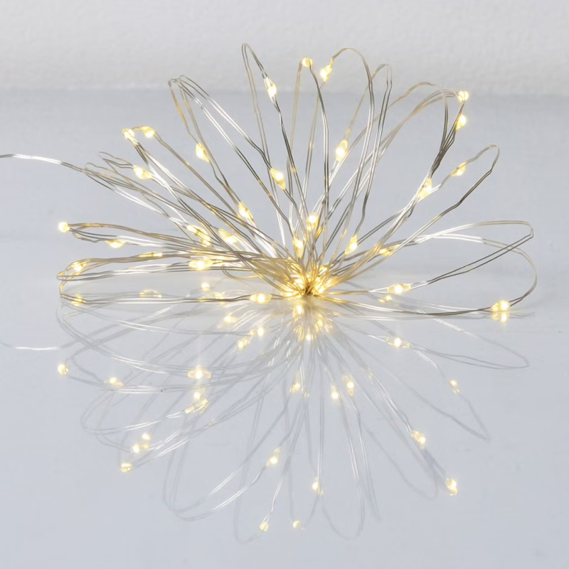 Гірлянда YES! Fun Нитка на мідному дроті 50 LED Тепло-біла 5 м Статична USB (975040)